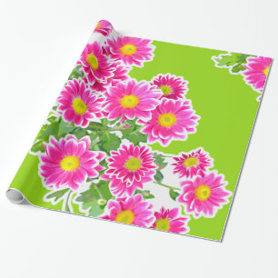Rosa Daisy / Asters Bouquet + dina idéer Presentpapper