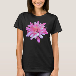 Rosa daisy, återställ blommigt t shirt