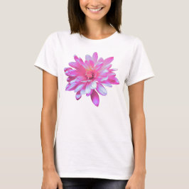 Rosa daisy, återställ blommigt t shirt