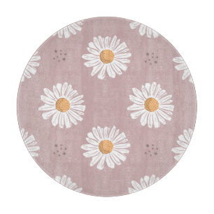 Rosa Daisy: Blommigt Upprepa Mönster.