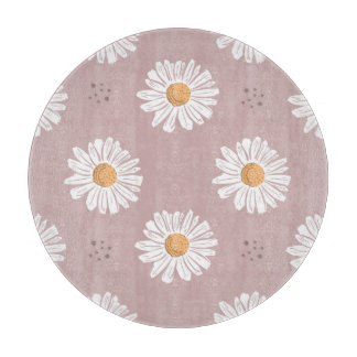 Rosa Daisy: Blommigt Upprepa Mönster.