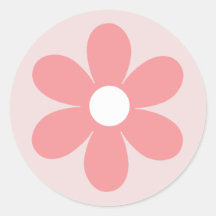 rosa daisy boho blomster födelsedag