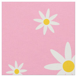 Rosa Daisy Fabric Tyg