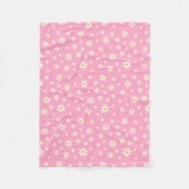 Rosa Daisy Flebit Blanket Fleecefilt