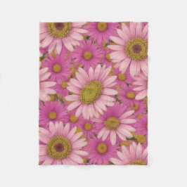 Rosa Daisy Fleecefilt
