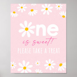 Rosa Daisy Födelsedagsransonering Poster
