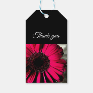 Rosa Daisy Gift-Märkre Presentetikett