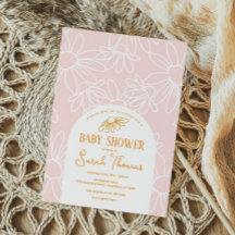 Rosa Daisy Girl Baby Shower