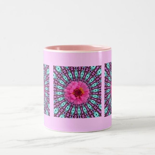 Rosa Daisy i Crystal Light Mugg (Center)