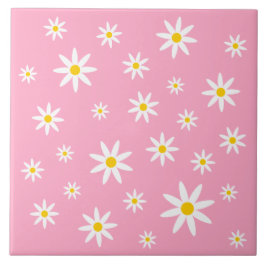 Rosa Daisy Keramiska plattor Kakelplatta