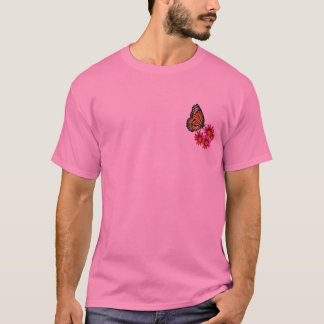 Rosa daisy, monarkskjorta t-shirt