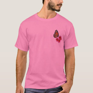 Rosa daisy, monarkskjorta tee