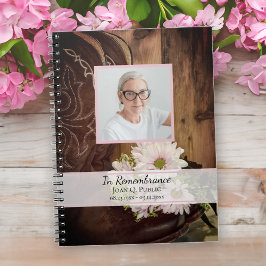 Rosa Daisy och begravningsgäst Bok Anteckningsbok