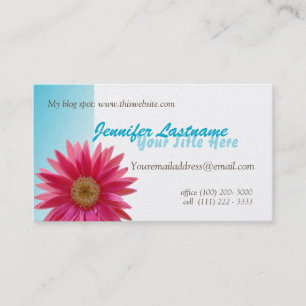 Rosa Daisy Personal Visitkort