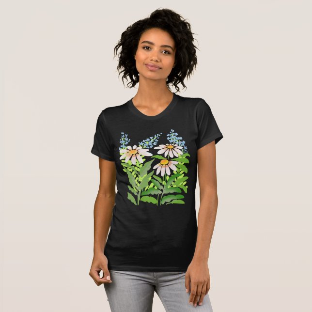 Rosa daisy t shirt (Hel framsida)