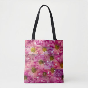 Rosa Daisy Weave Tygkasse