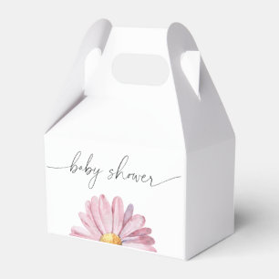 Rosa daisy Wildblomma - Babydusch Presentaskar
