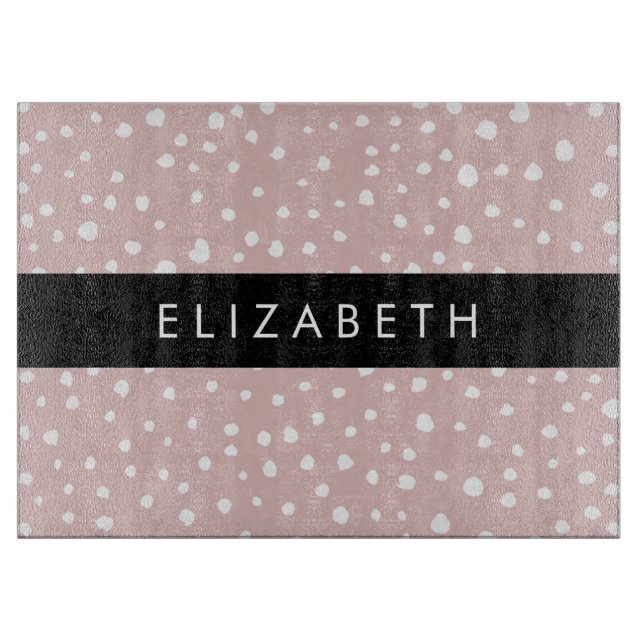 Rosa Dalmatian Spots, Dalmatian Dots, ditt namn (Framsidan)