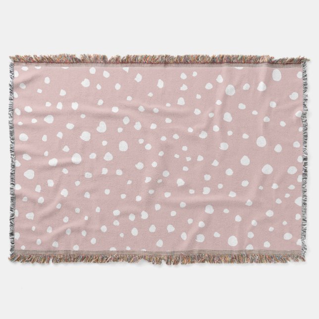 Rosa Dalmatian Spots, Dalmatian Dots, Dold Print Filt (Framsidan)