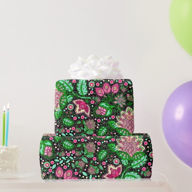 Rosa Dam Slipper Flower NH State Wildblomma Presentpapper (Festgåvor)