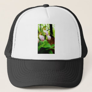 Rosa Dam Slipper vild Orchid Keps