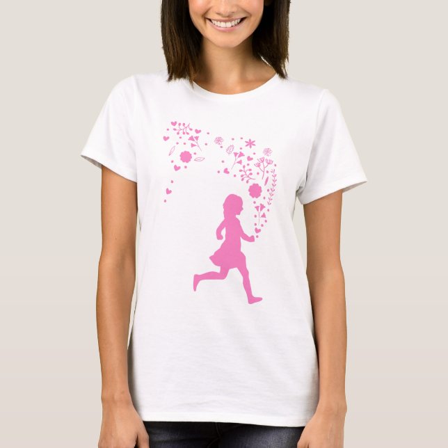 Rosa Dam. T Shirt (Framsida)