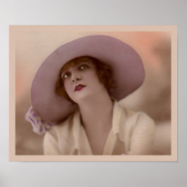 rosa Dam Vintage Mode Poster