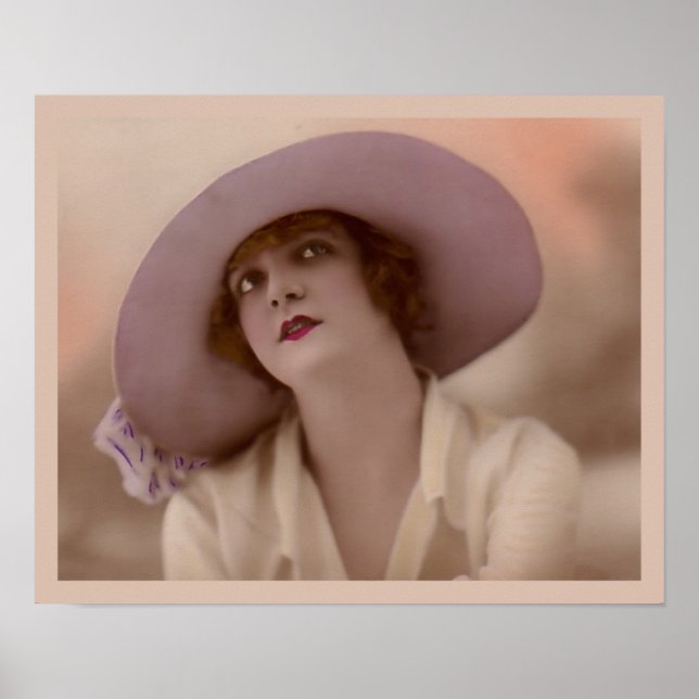 rosa Dam Vintage Mode Poster (Framsidan)