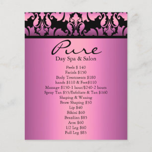 Rosa Damask Flyer