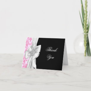 Rosa Damask Rosa Svarta Tacksamhetskort Tack Kort