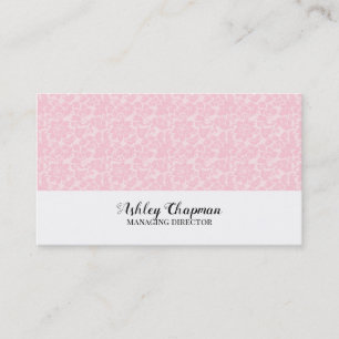 Rosa Damask Visitkort