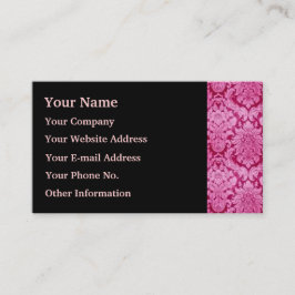 Rosa Damask Visitkort