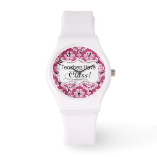 Rosa damast, lärare har att klassificera armbandsur