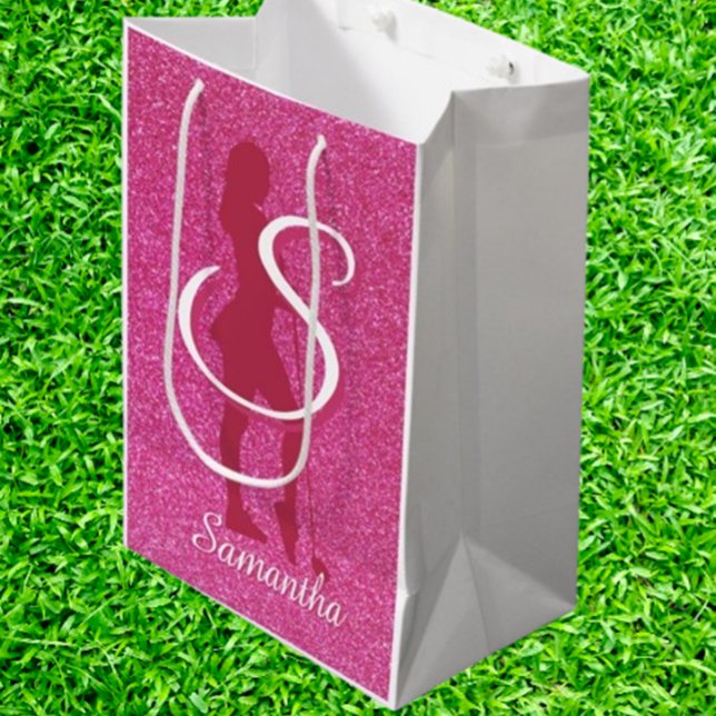  ROSA DAMDUTTRAR GLITTER (Surprise the special golfer in your life with our PINK LADY'S GLITTER MEDIUM GIFT BAG! )