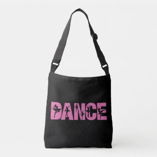 Rosa DANCE med Ballerina Cutouts Axelväska