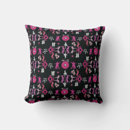 Rosa Dancer Patterner Home Decor Kudde
