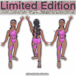 Rosa Dancer Stickers #3 Klistermärken
