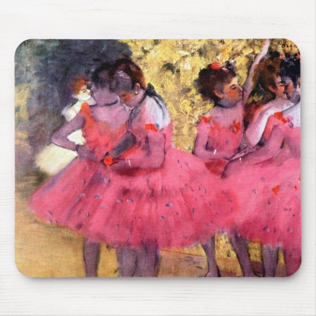 Rosa Dancers, Edgar Degas Musmatta (Framsidan)