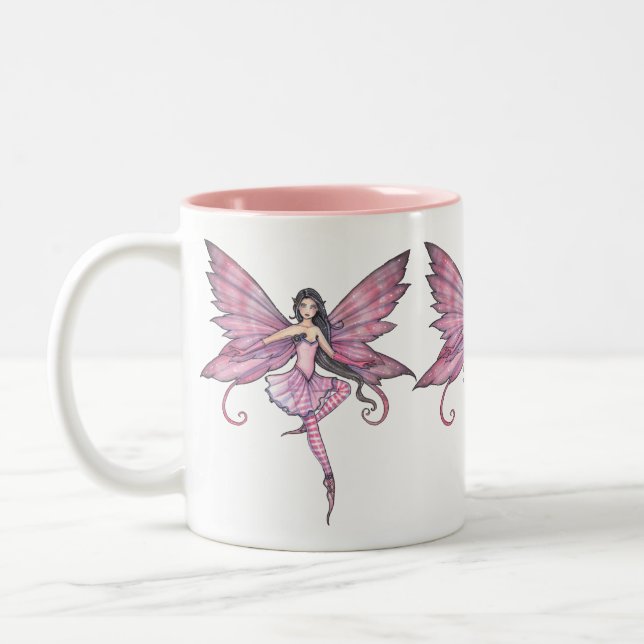Rosa Dancing Fairy Mugg (Vänster)