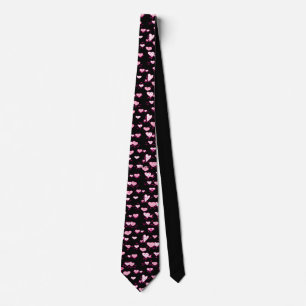 Rosa Dancing Hearts Black Tie Valentine Slips