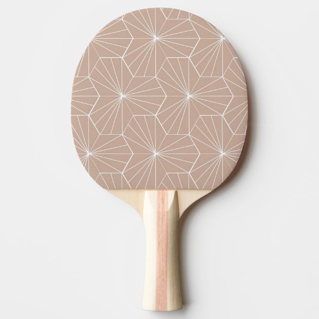 Rosa Dandelion Hex Tile Pingisracket (Framsidan)