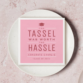 Rosa där fartyget var värt hassle Studenten Pappersservett