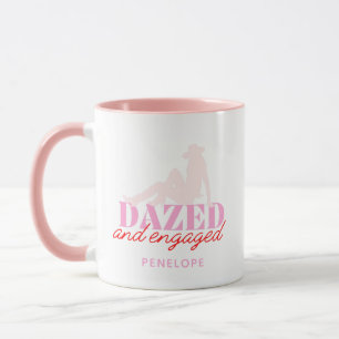 Rosa Dazed & Engaged Sällskapspresent för möhippa Mugg