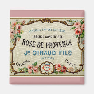 Rosa de Provance en fransk parfym Magnet