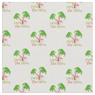 Rosa Deck Handflatan Tropical Santa Flami Tyg