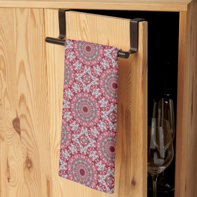 Rosa Decorative Helgdag Kitchen Towel Kökshandduk (Thirds Fold)
