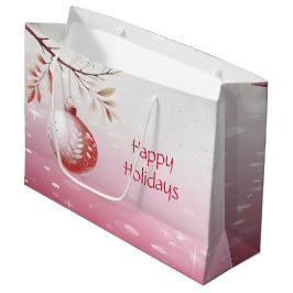 Rosa Decorative jul Boll Helgdag Gift Bag