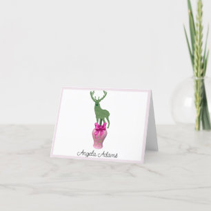 Rosa DeerTopiary Ginger Burk Burk Tack Kort