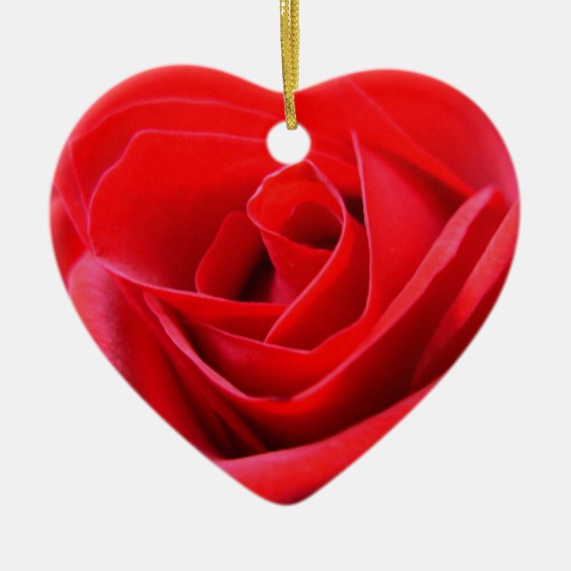 Rosa dekorationer för röd rosprydnadromantiker (Framsidan)