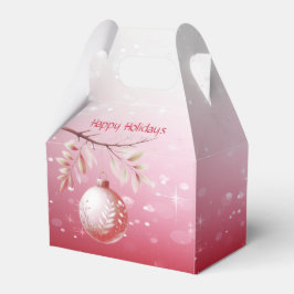 Rosa Dekorativ julklapp Boll Helgdag Gift Box Presentaskar